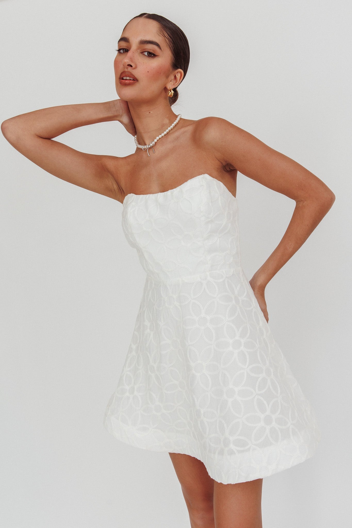 Melina White Dress
