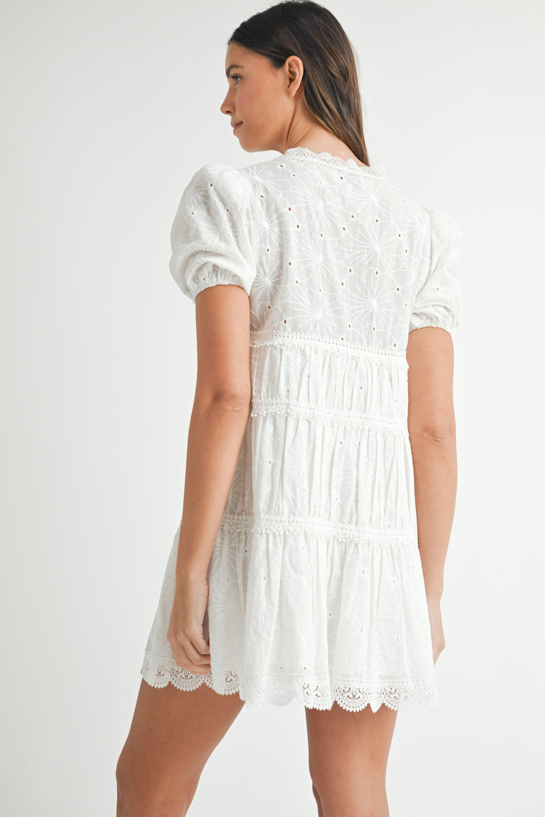 Mariane White Lace Dress