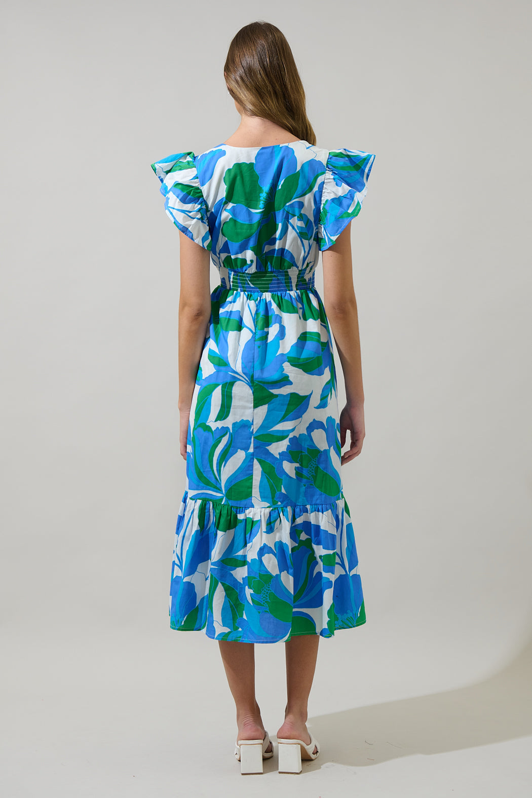 Alara Printed Midi Dress