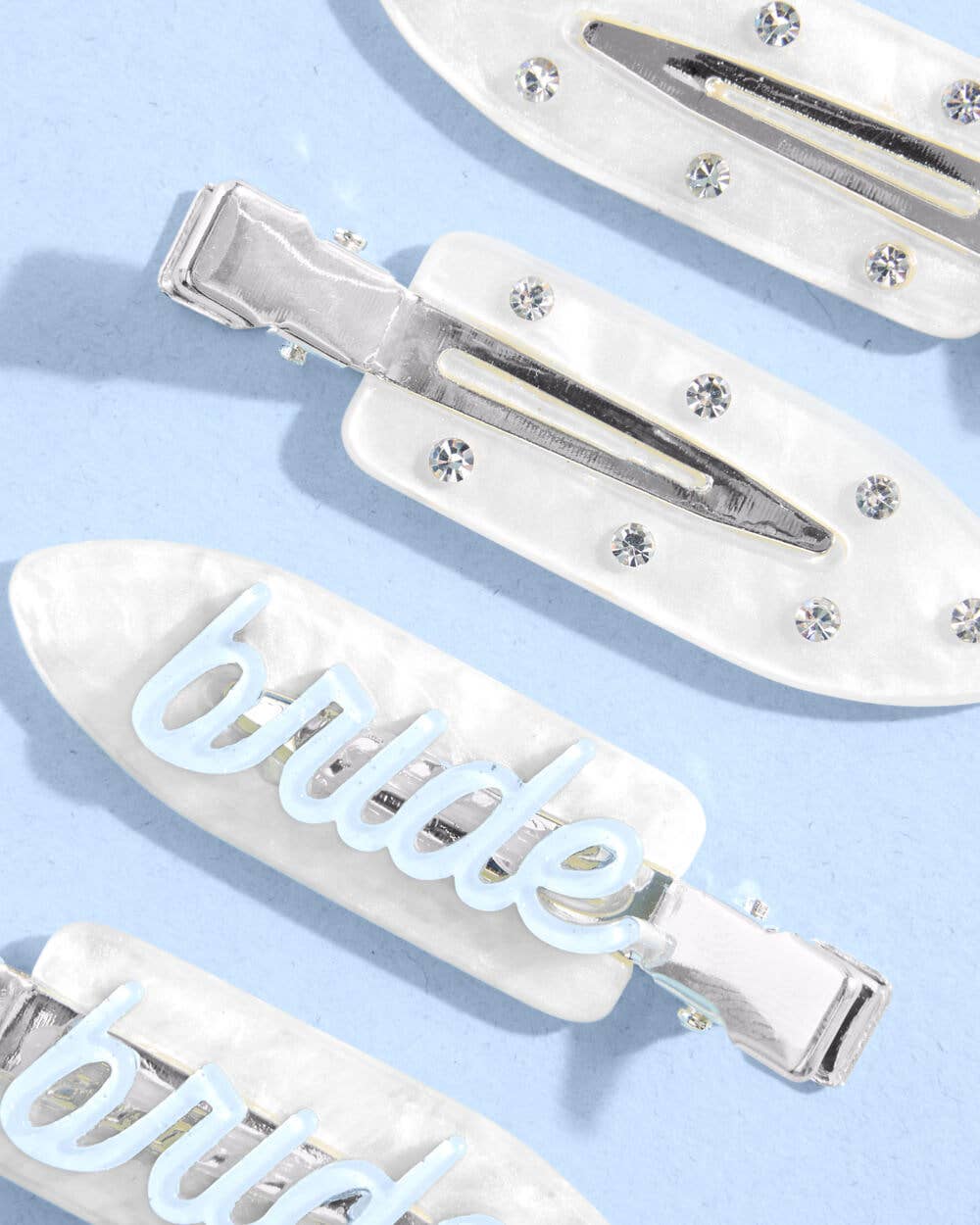 Something Blue Clips set of 4