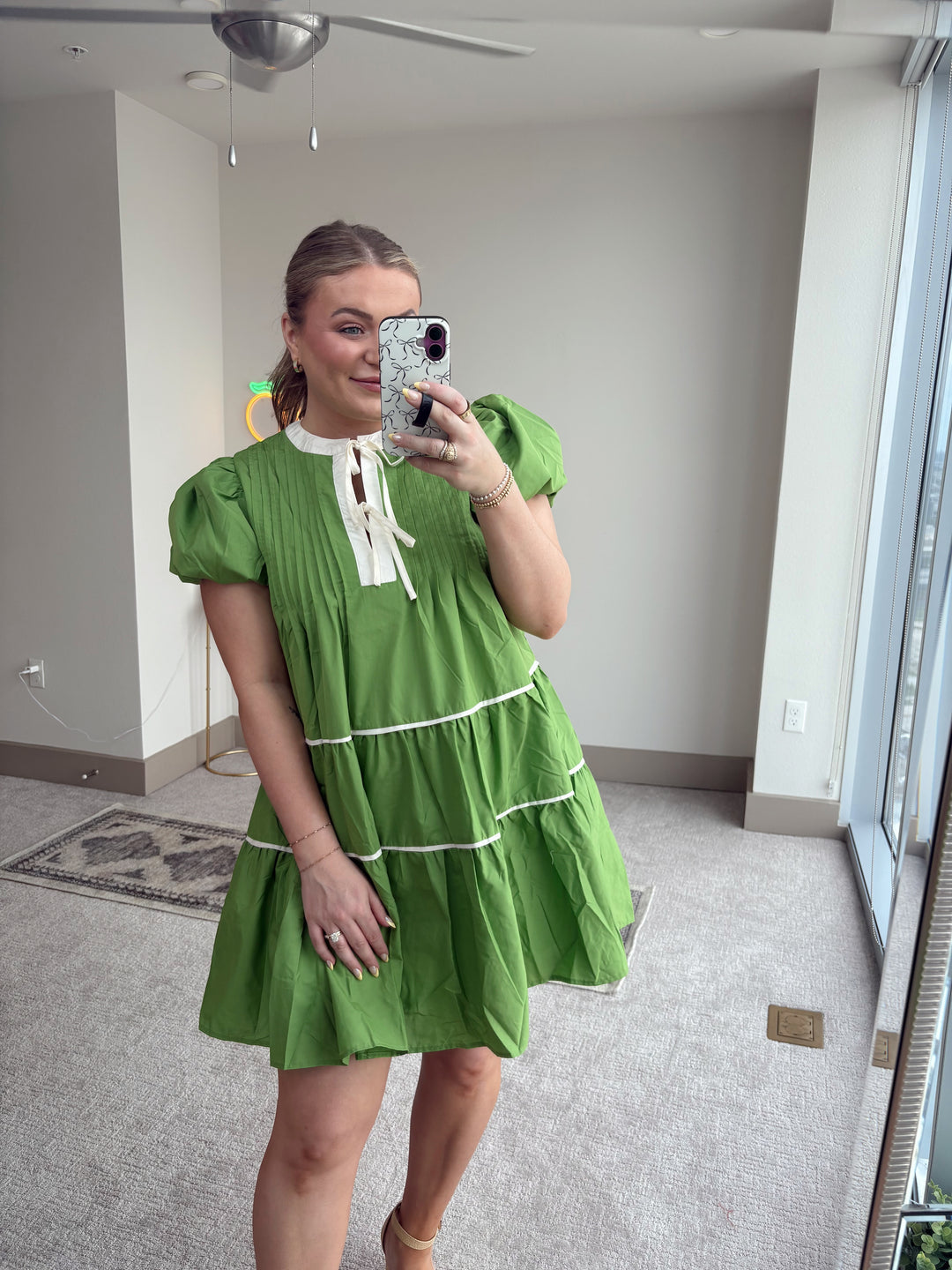 Cassandra Green Dress