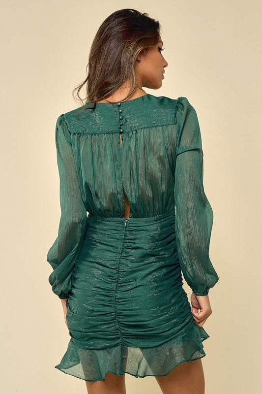 Shimmer Short Dress