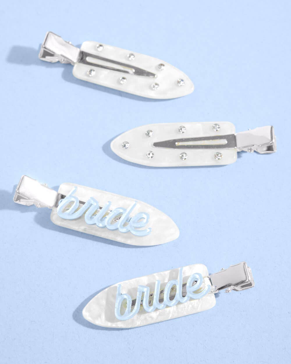Something Blue Clips set of 4