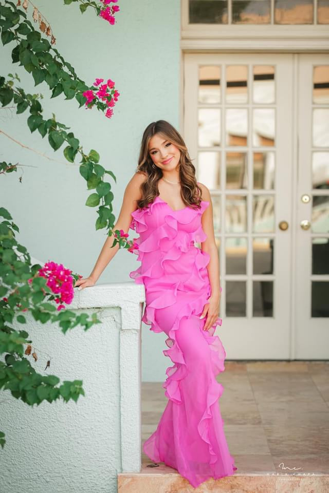 Flamenco Ruffle Layer Maxi Dress