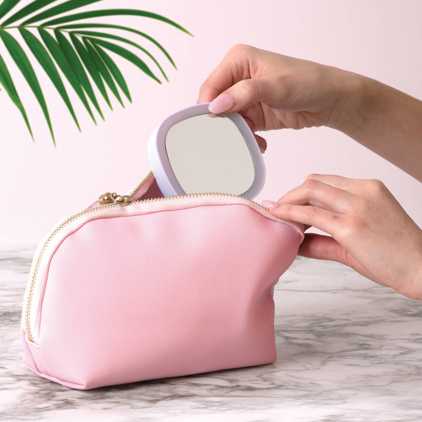 Lemon Lavender - LED Light Up Mini Mirror