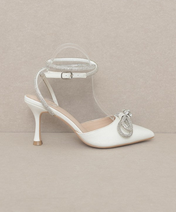 Bow Front Kitten Heel - ONLINE ONLY