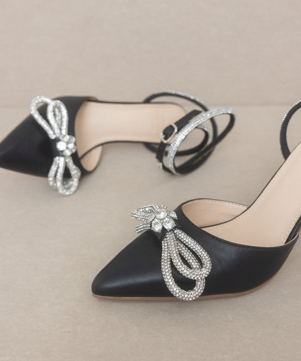 Bow Front Kitten Heel - ONLINE ONLY