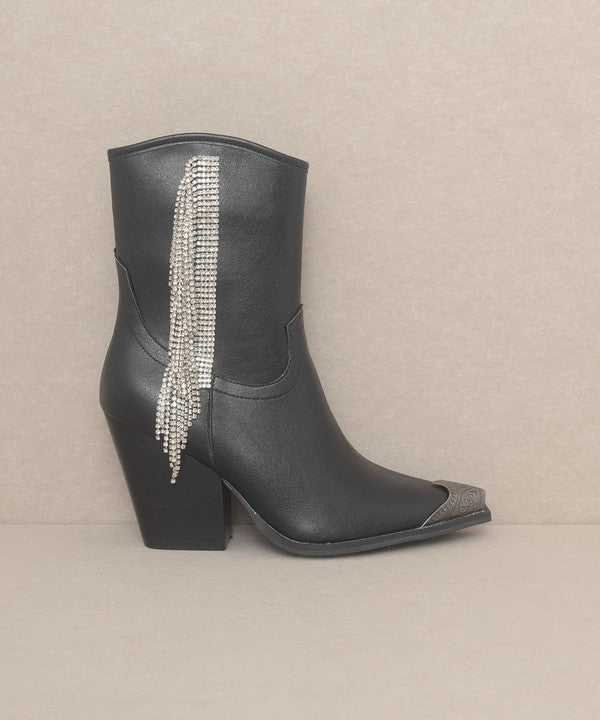 Rhinestone Fringe Boots - ONLINE ONLY