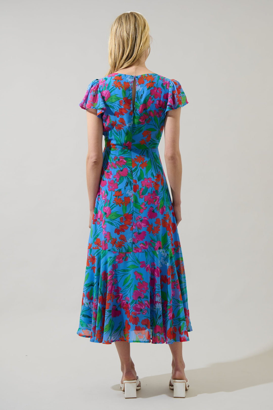 Ailen Floral Midi Dress