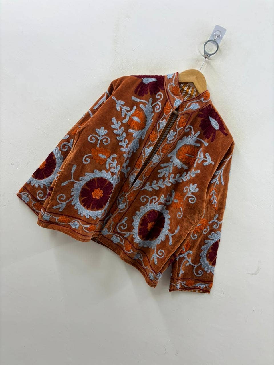 The Bloom -Hand-Embroidered Velvet Jacket