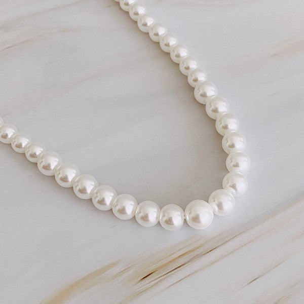 Queen Liz Graduated Pearl Necklace - ONLINE ONLY