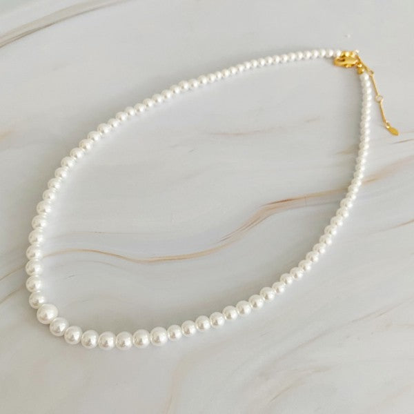 Queen Liz Graduated Pearl Necklace - ONLINE ONLY