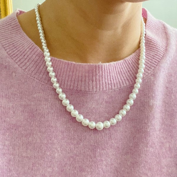 Queen Liz Graduated Pearl Necklace - ONLINE ONLY