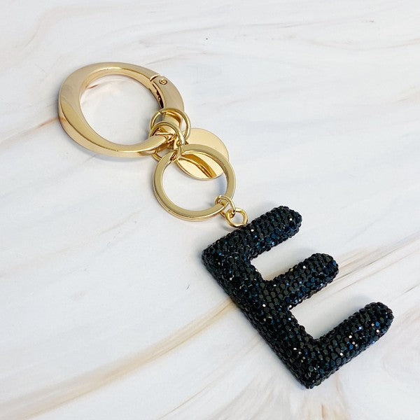 It Girl Glam Initial Key Chain - ONLINE ONLY