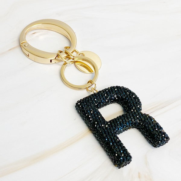 It Girl Glam Initial Key Chain - ONLINE ONLY