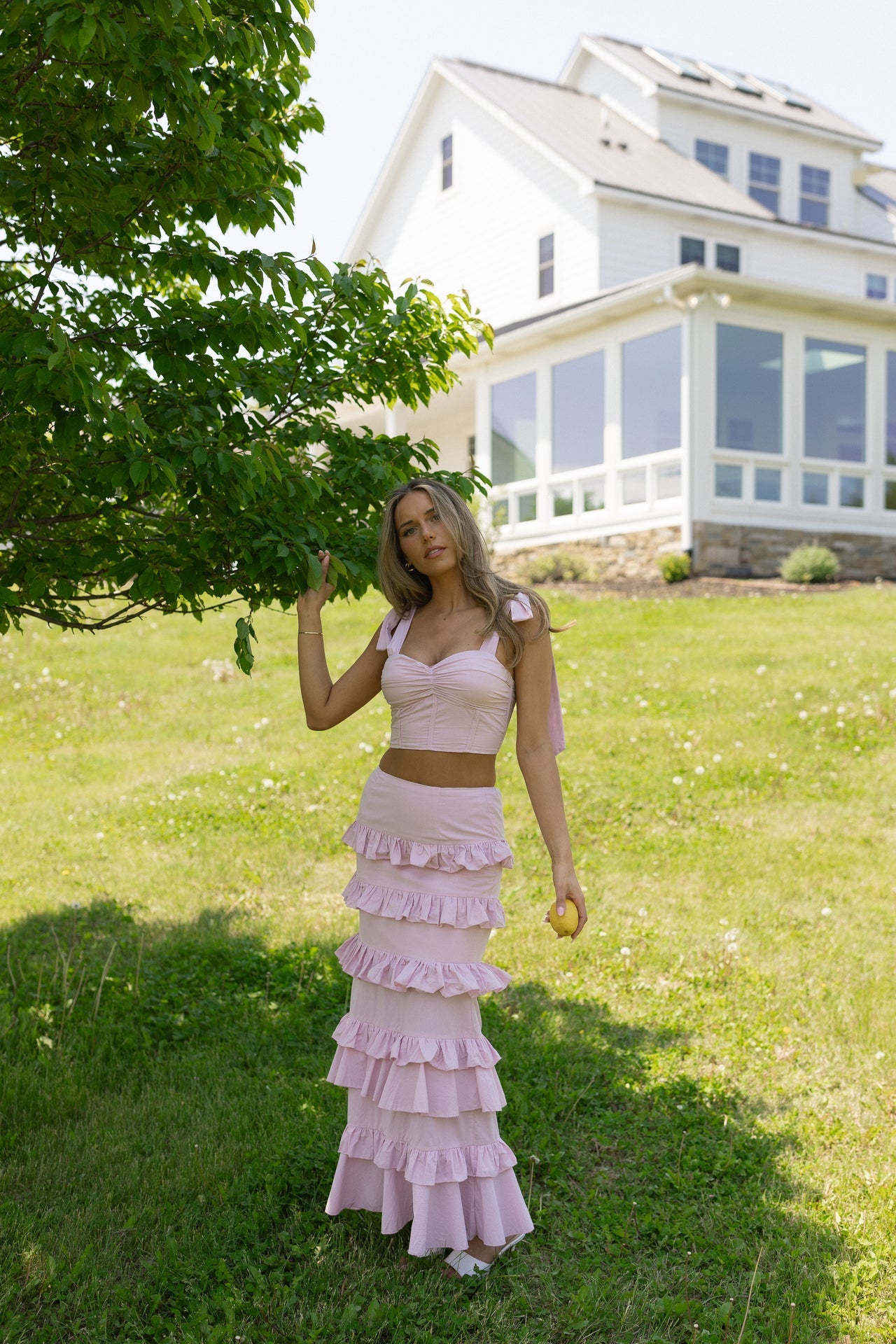 Mirella Mauve Two Piece Set