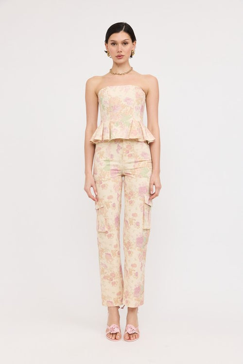 Floral Print Cargo Pants (part of a set)