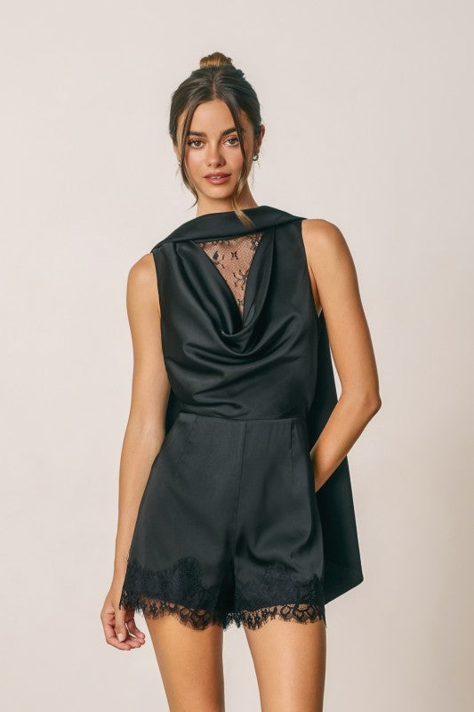 Leslie Scarf Romper - Preorder 10/15