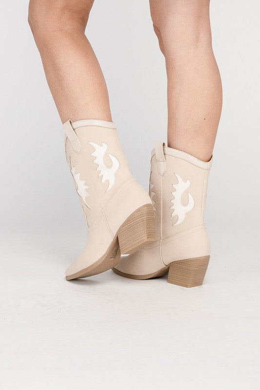 Western High Ankle Boots