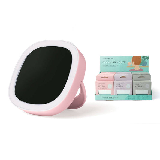 Lemon Lavender - LED Light Up Mini Mirror