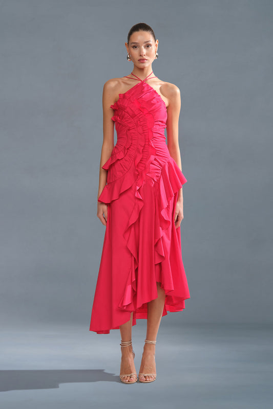 Amur Ruffle Dress