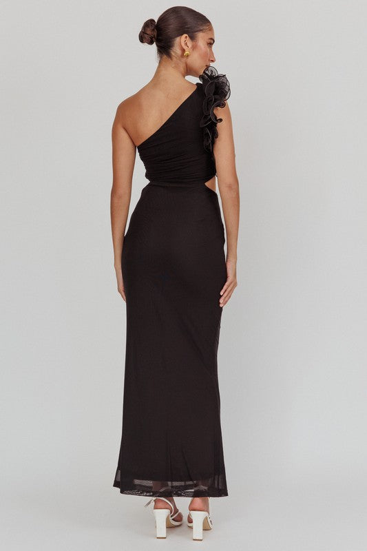 Lorenza Mesh Maxi Dress