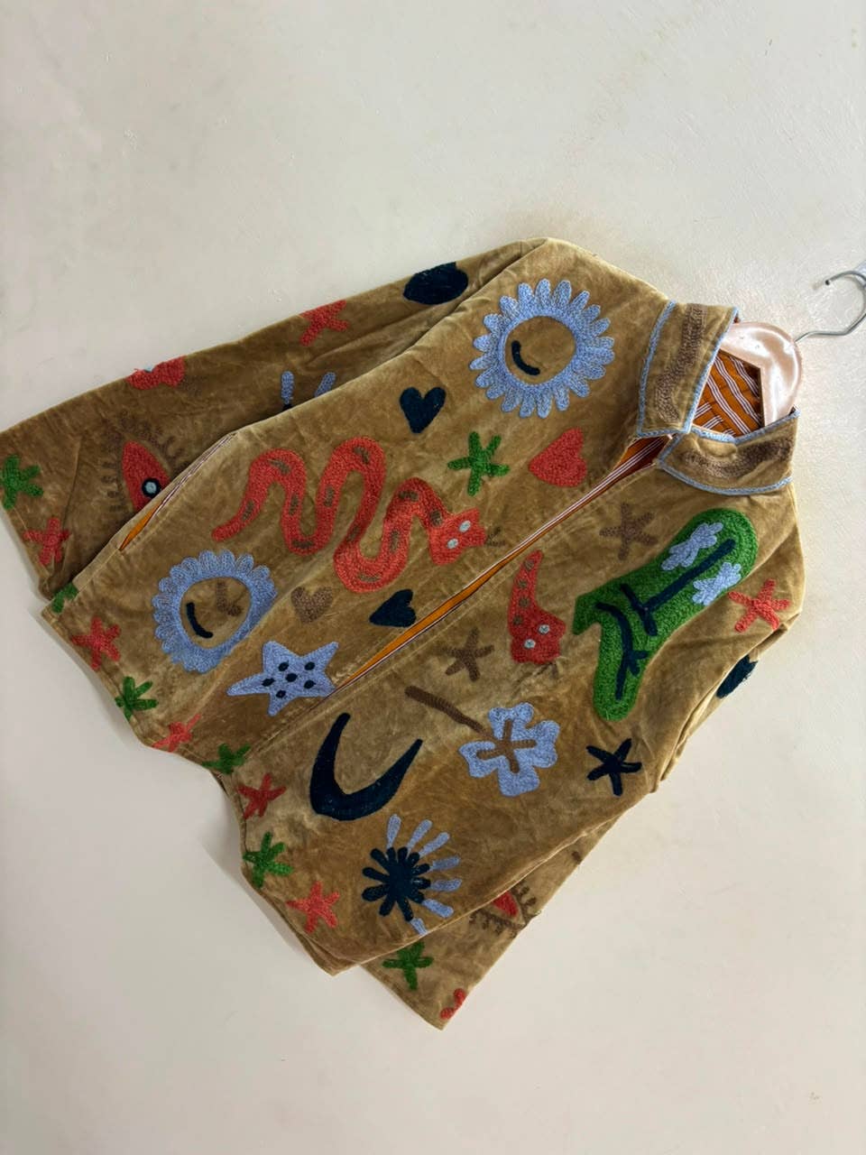The Desert Hand-Embroidered Velvet Jacket