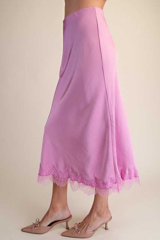 Cordelia Satin Skirt - Part Of A Set