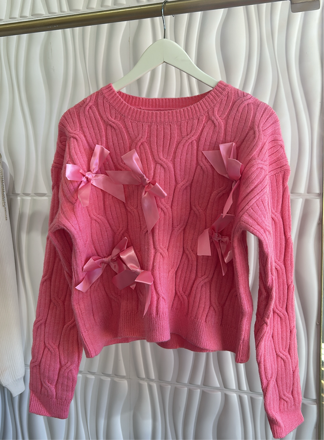 Think pink sweater