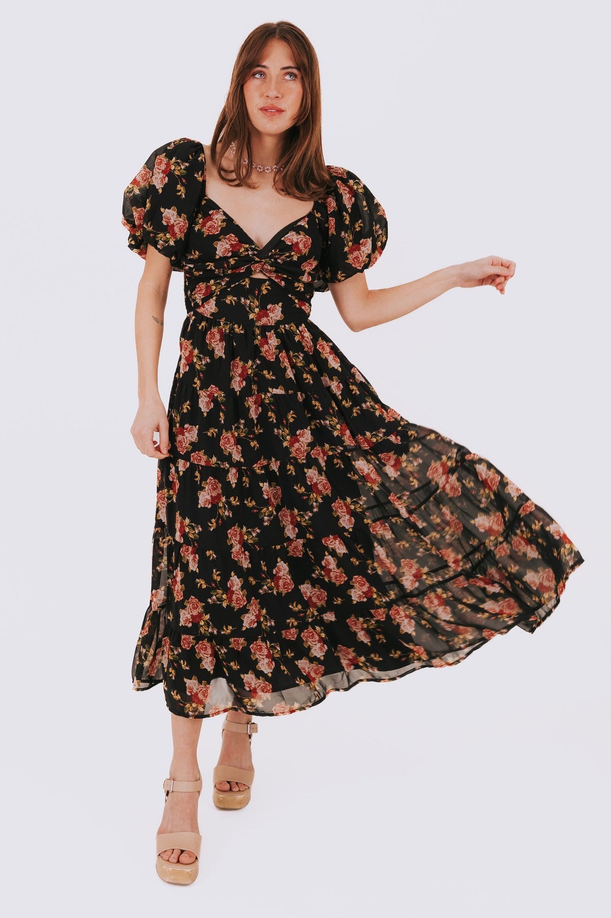 Melissa Flower Midi Dress