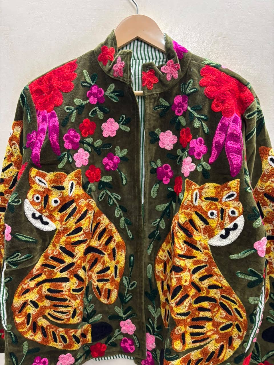 Suzani Embroidered Velvet Jacket