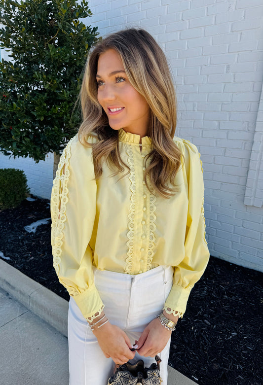 Irene Yellow Top (Pre-order)