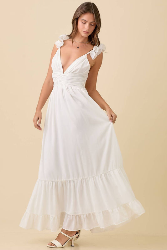 Cleo Maxi White Dress