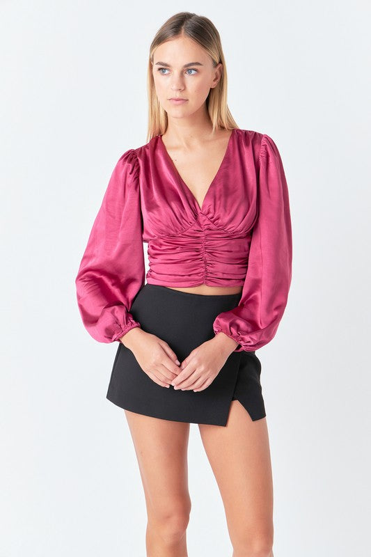 Amore Satin Top
