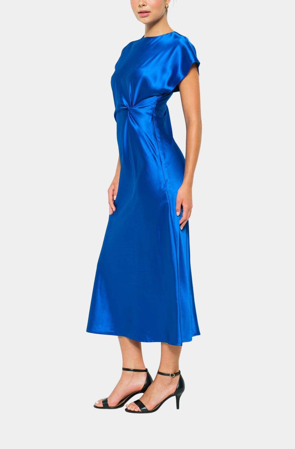 Adry Satin Midi Dress