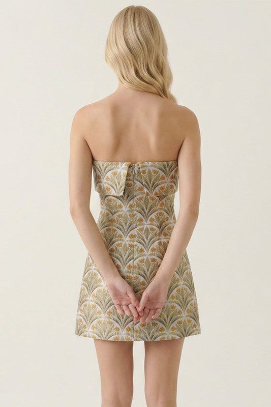 Sorelle Tulip Jacquard Dress