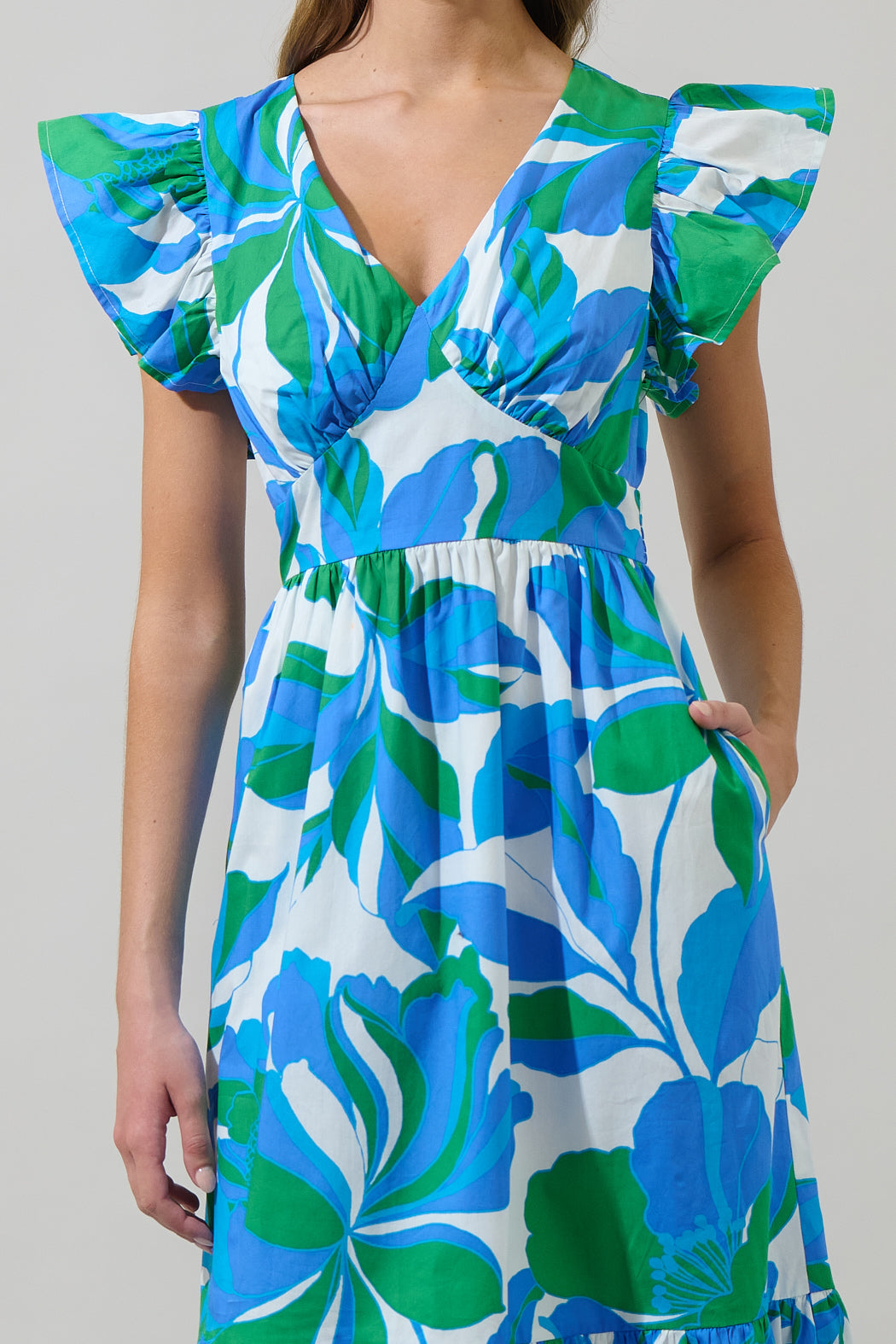 Alara Printed Midi Dress