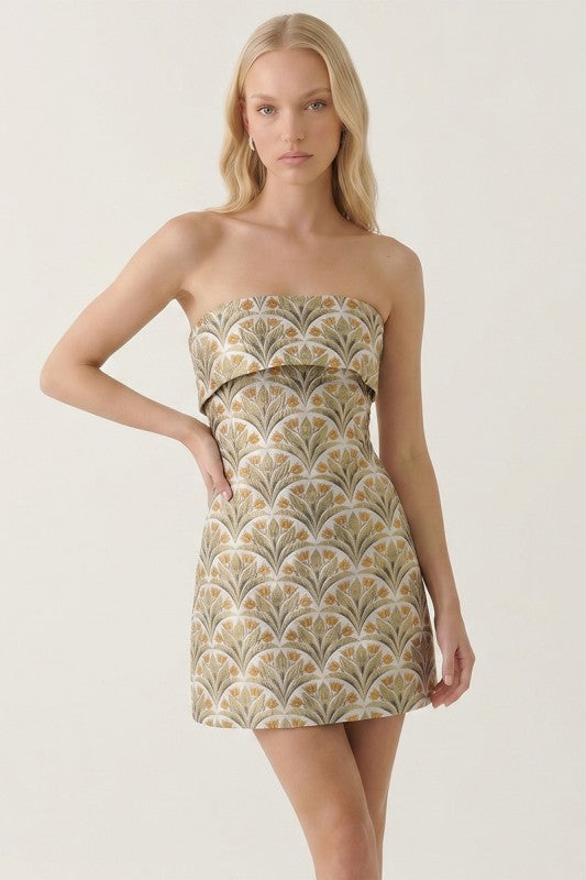 Sorelle Tulip Jacquard Dress