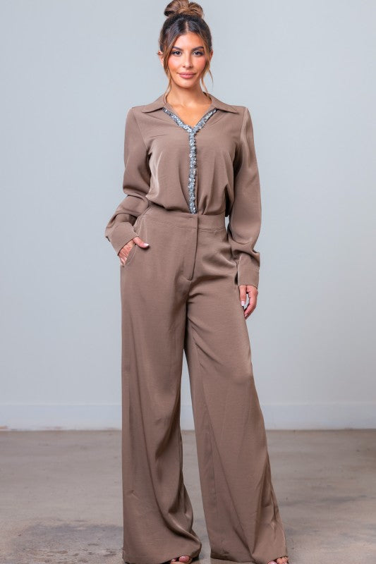 Set with Sequin Detail