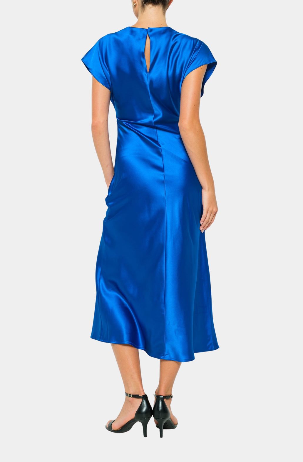 Adry Satin Midi Dress