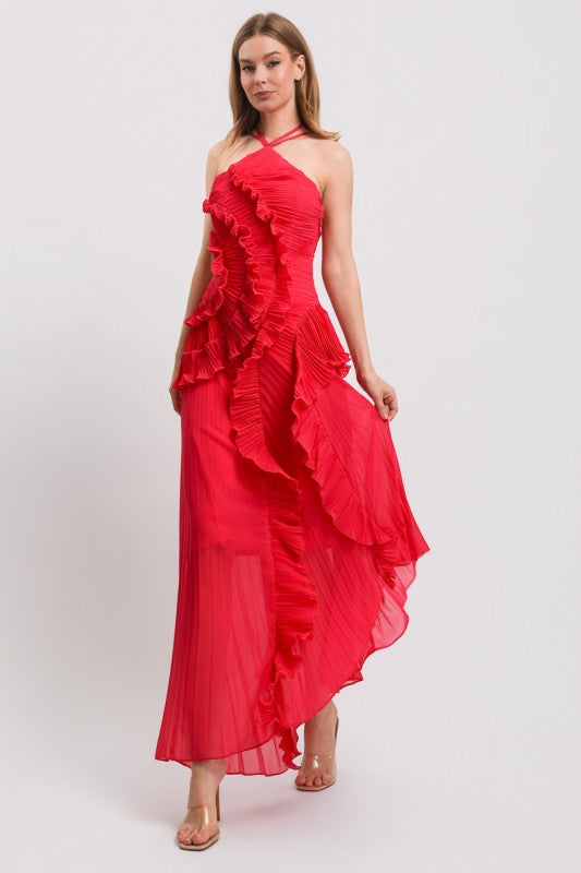 Amur Ruffle Dress