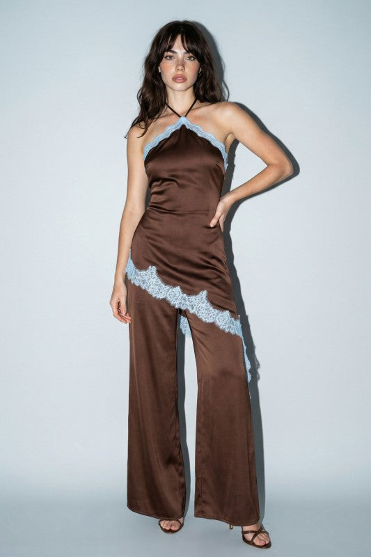 Araceli Satin Jumpsuit PREORDER 07/17