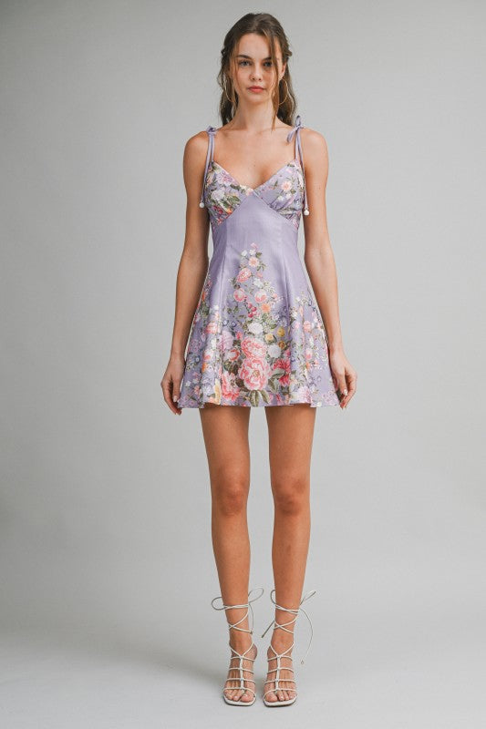 Valeria Floral Print Dress-PREORDER 02/13