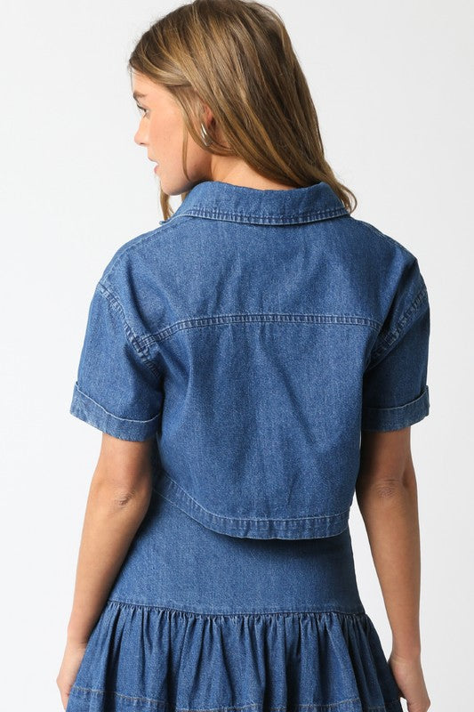 Juliette Denim Top