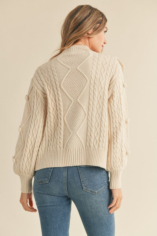 Tessa Pom Pom Detail Sweater