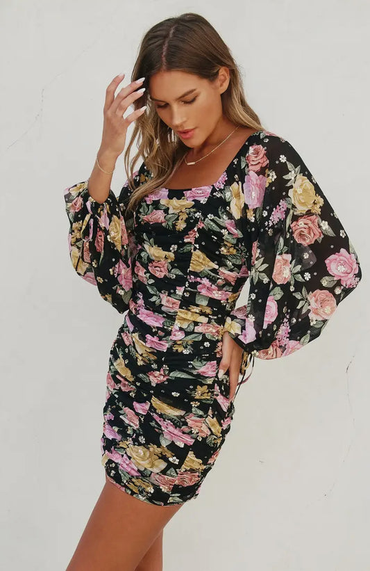 Cassie Floral Print Dress