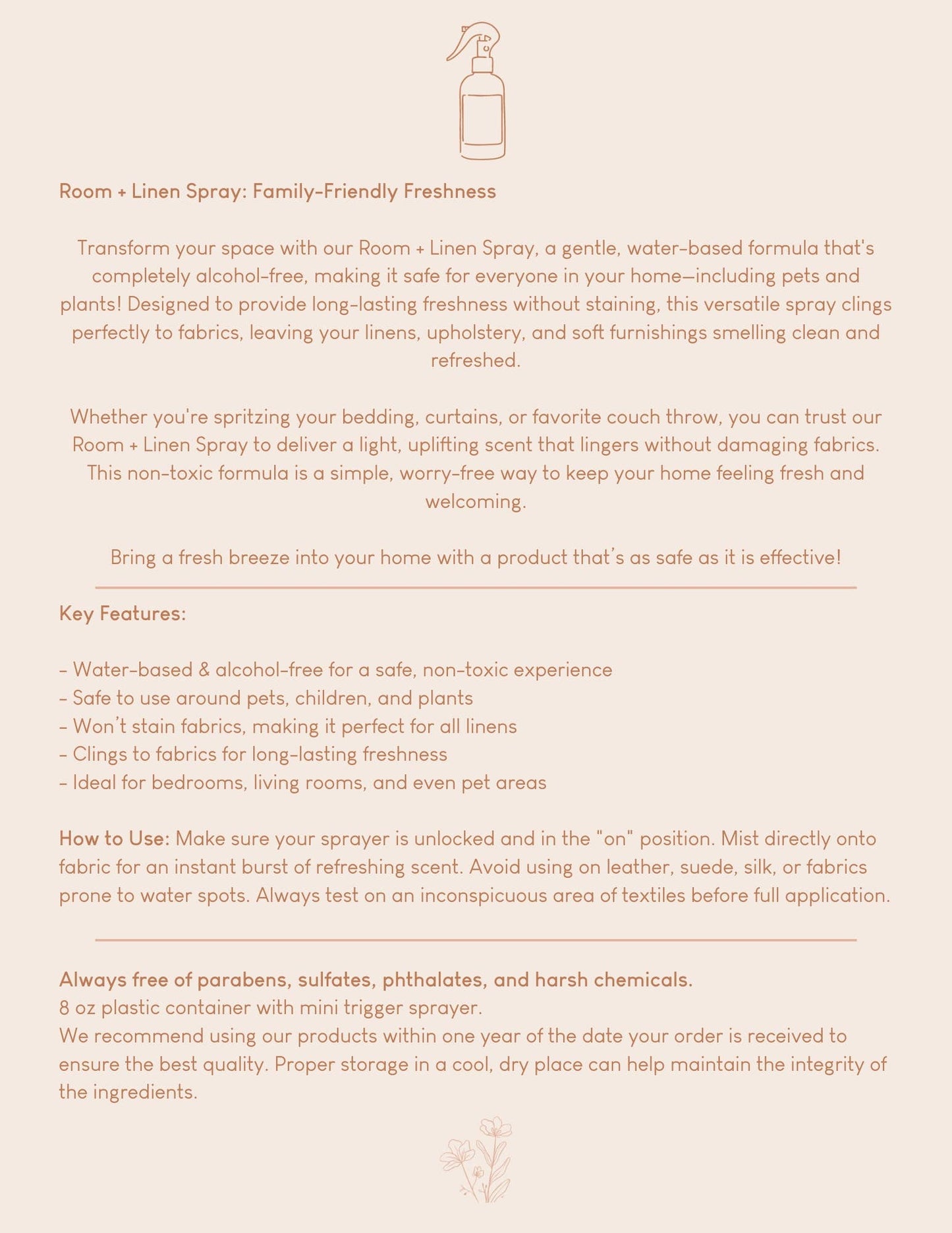 Palo Santo Room + Linen Spray - Dusk Collection