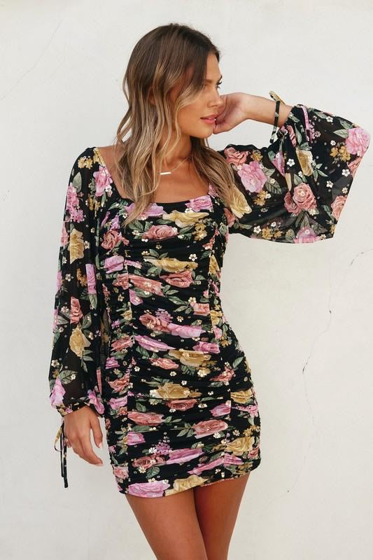 Cassie Floral Print Dress