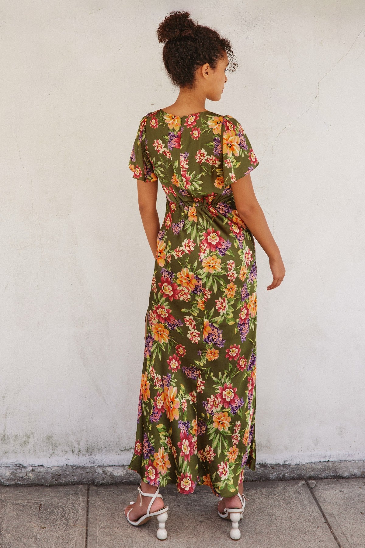 Garden Party - Floral Print Maxi Dress