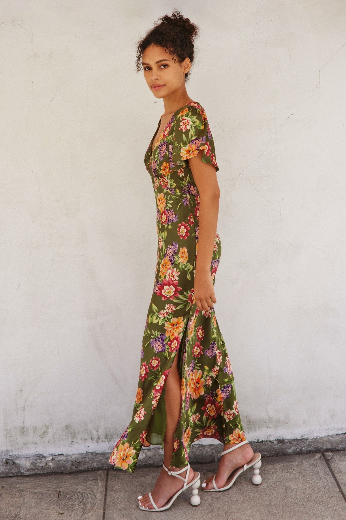 Garden Party - Floral Print Maxi Dress